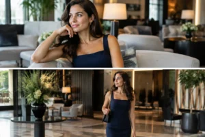 Göcek Escort otel odası özel portre