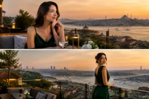 Göcek Escort otele gelen özel portre